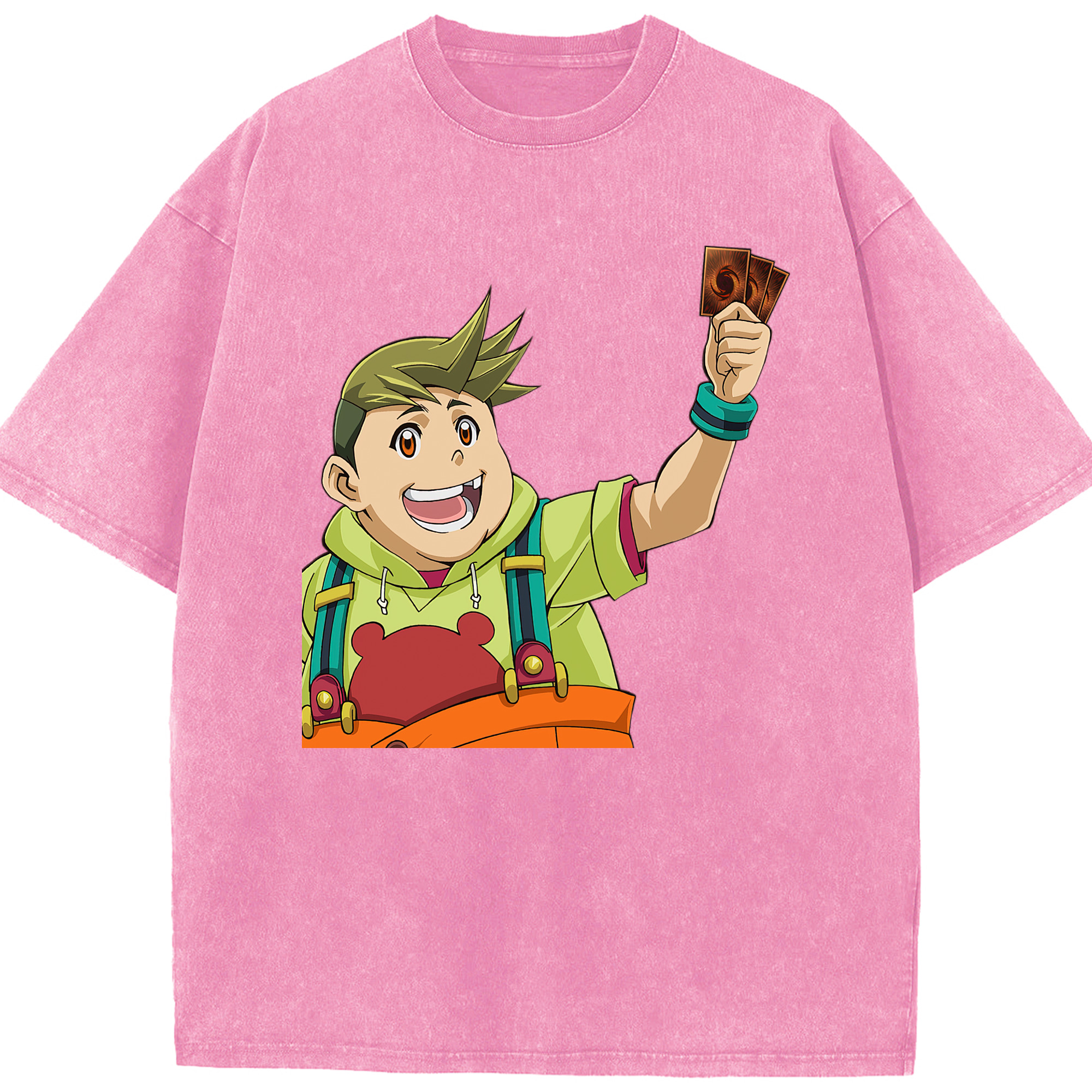 （画像用） 遊☆戯☆王 Yu-Gi-Oh! 綿100% ヴィンテージ風 半袖Tシャツ（フロントプリント）